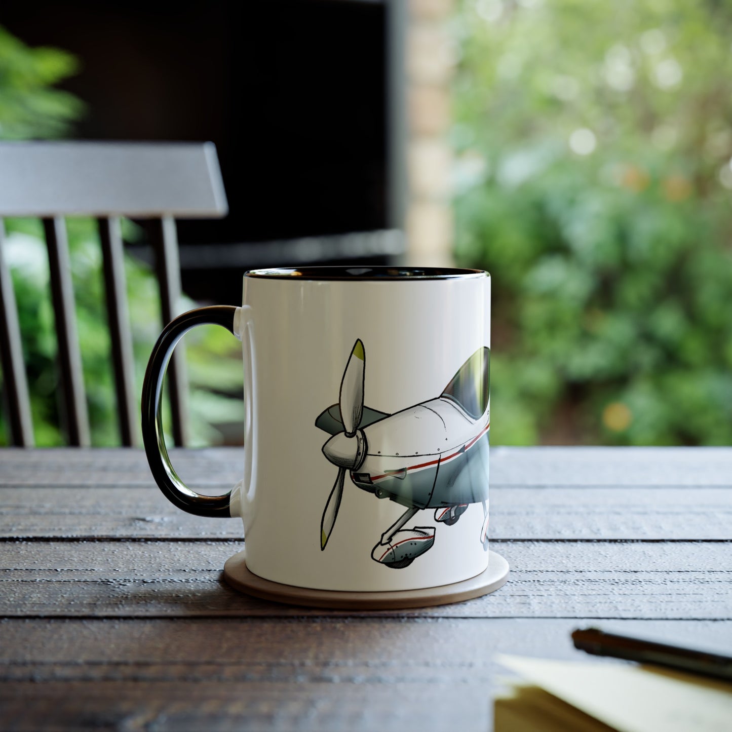 Sportcruiser Aircraft Two-Tone Coffee Mugs, 11oz