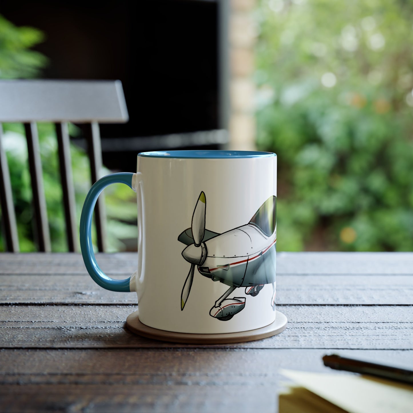 Sportcruiser Aircraft Two-Tone Coffee Mugs, 11oz