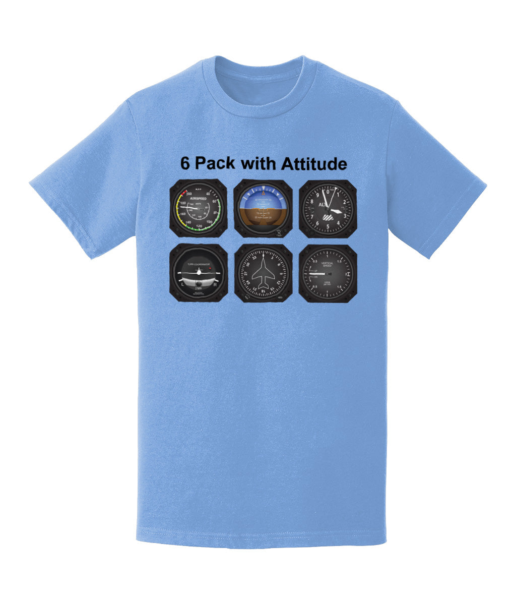 6 Pack with Attitude T-Shirt