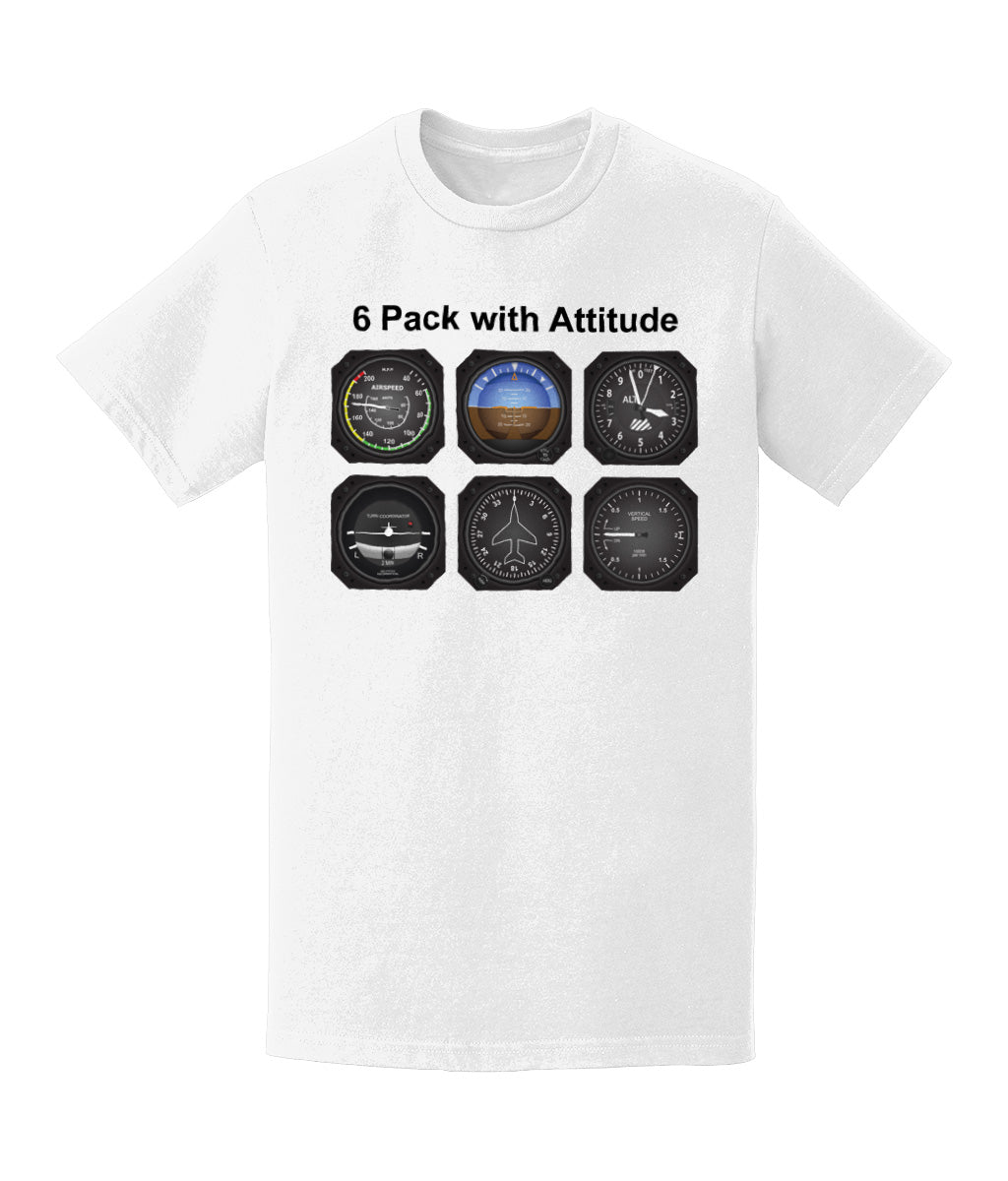 6 Pack with Attitude T-Shirt