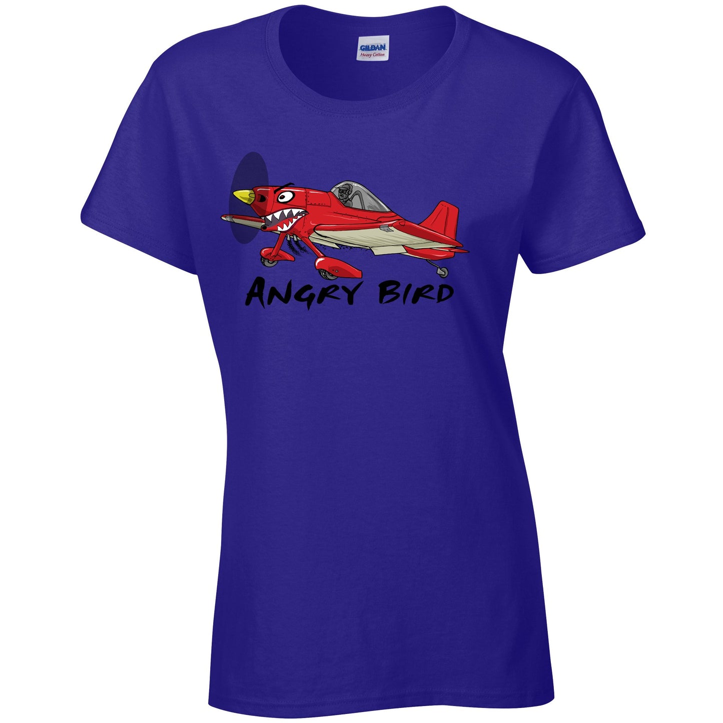 Angry Bird Ladies Aerobatic Flying T-Shirt