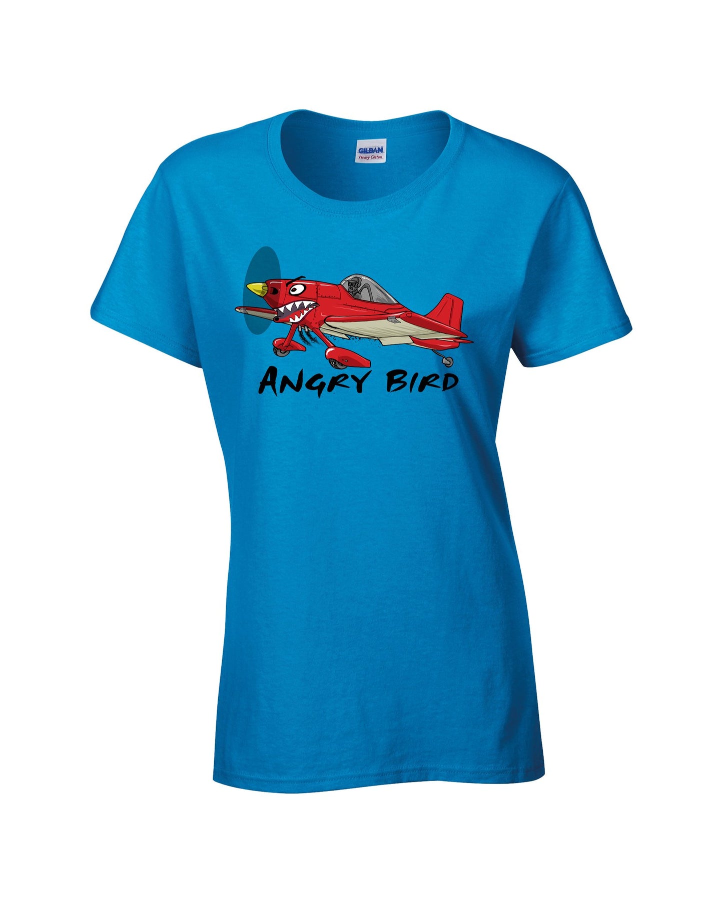 Angry Bird Ladies Aerobatic Flying T-Shirt