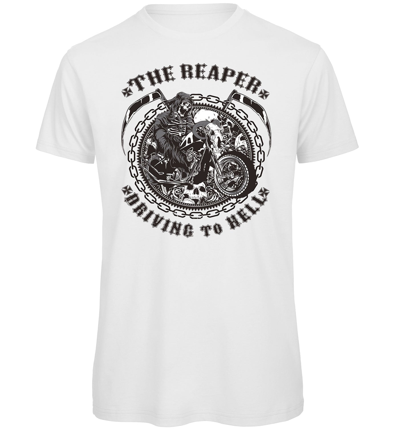 Grim Reaper Biker T-Shirt