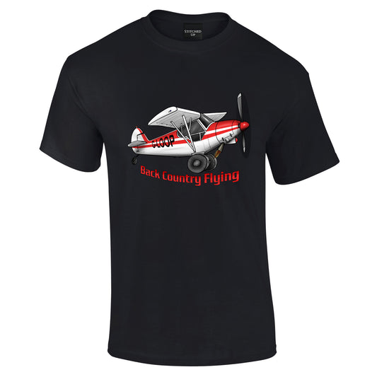 Super Cub Back Country Flying Pilot T-Shirt