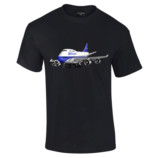 BOAC Boeing 747 Retro T-Shirt