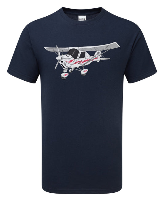Ikarus C42 Microlight T-Shirt Red decals