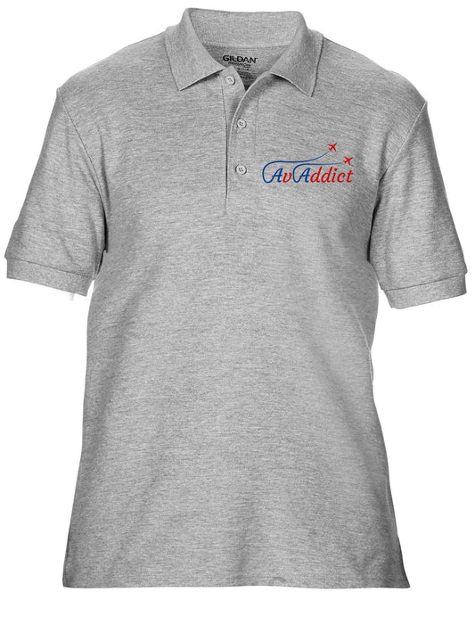 AvAddict Embroidered Aviation Polo Shirt