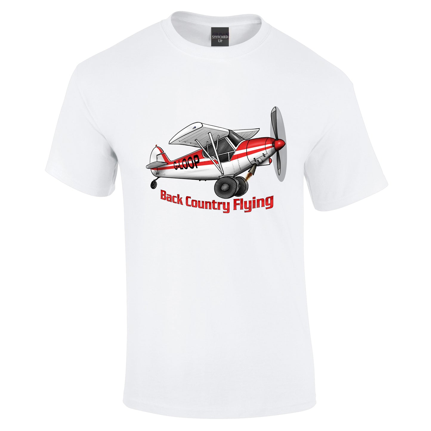 Super Cub Back Country Flying Pilot T-Shirt