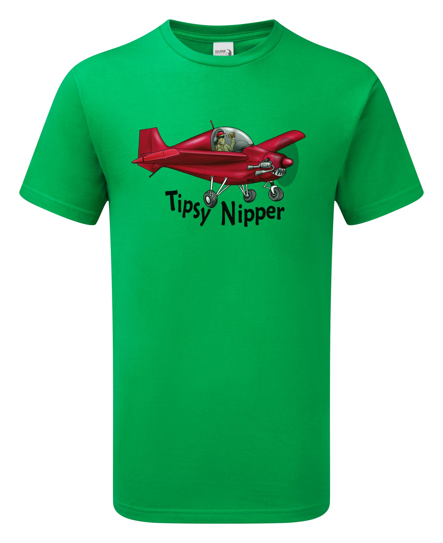 Tipsy Nipper Cartoon T-Shirt