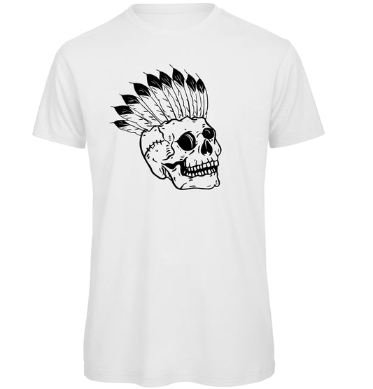 Mohawk Skull design T-Shirt
