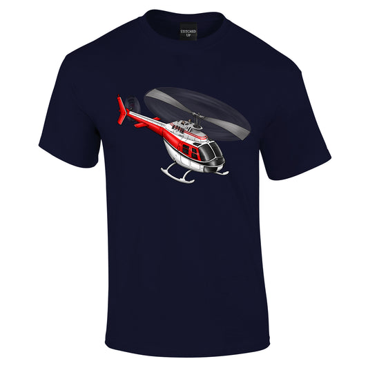Bell Jet Ranger Helicopter T-Shirt