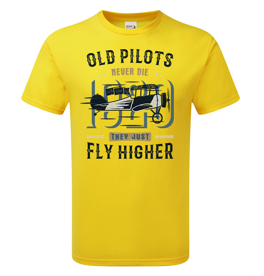 Old Pilot's Fly Higher T-Shirt