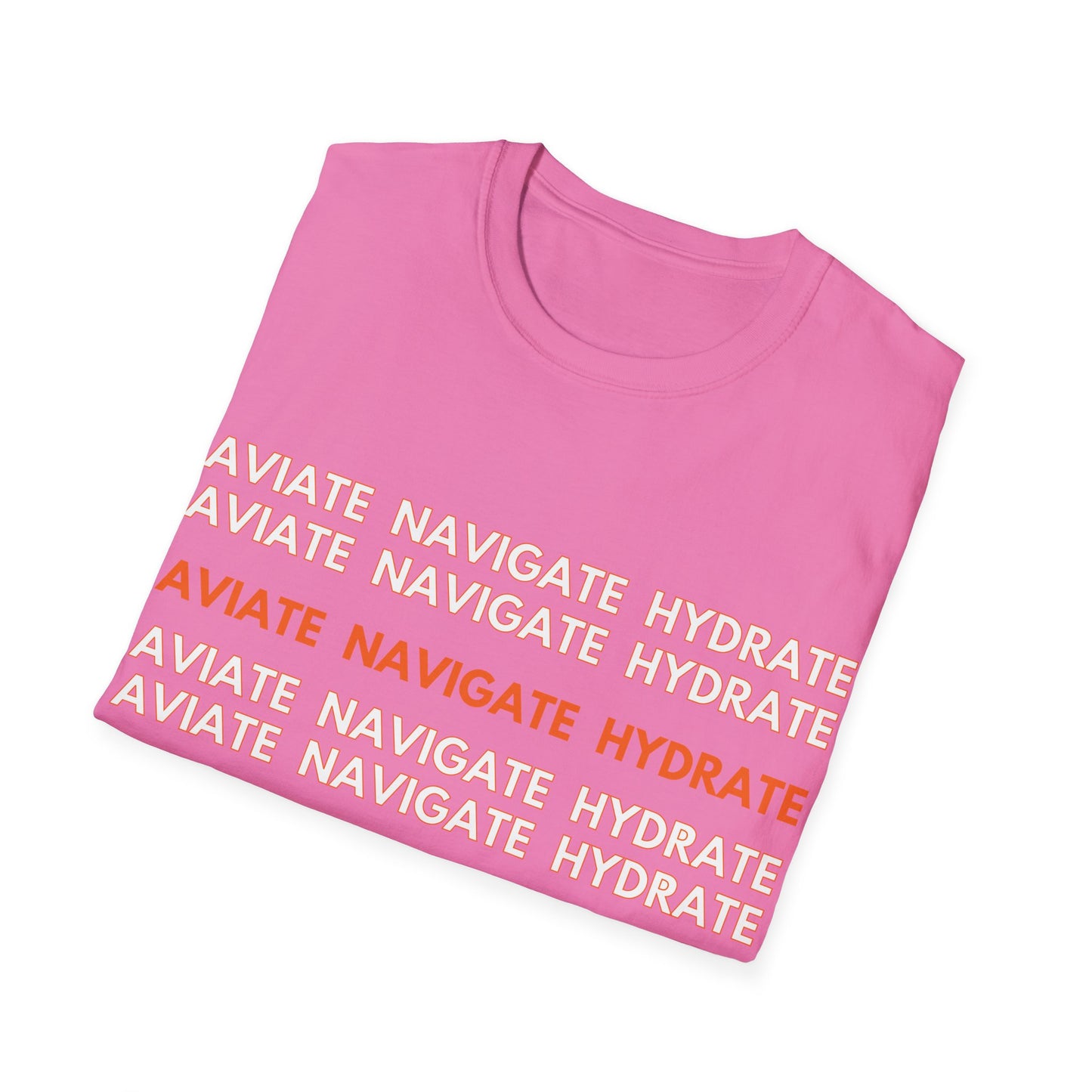 Aviate Navigate Hydrate SLA Aviation T-Shirt