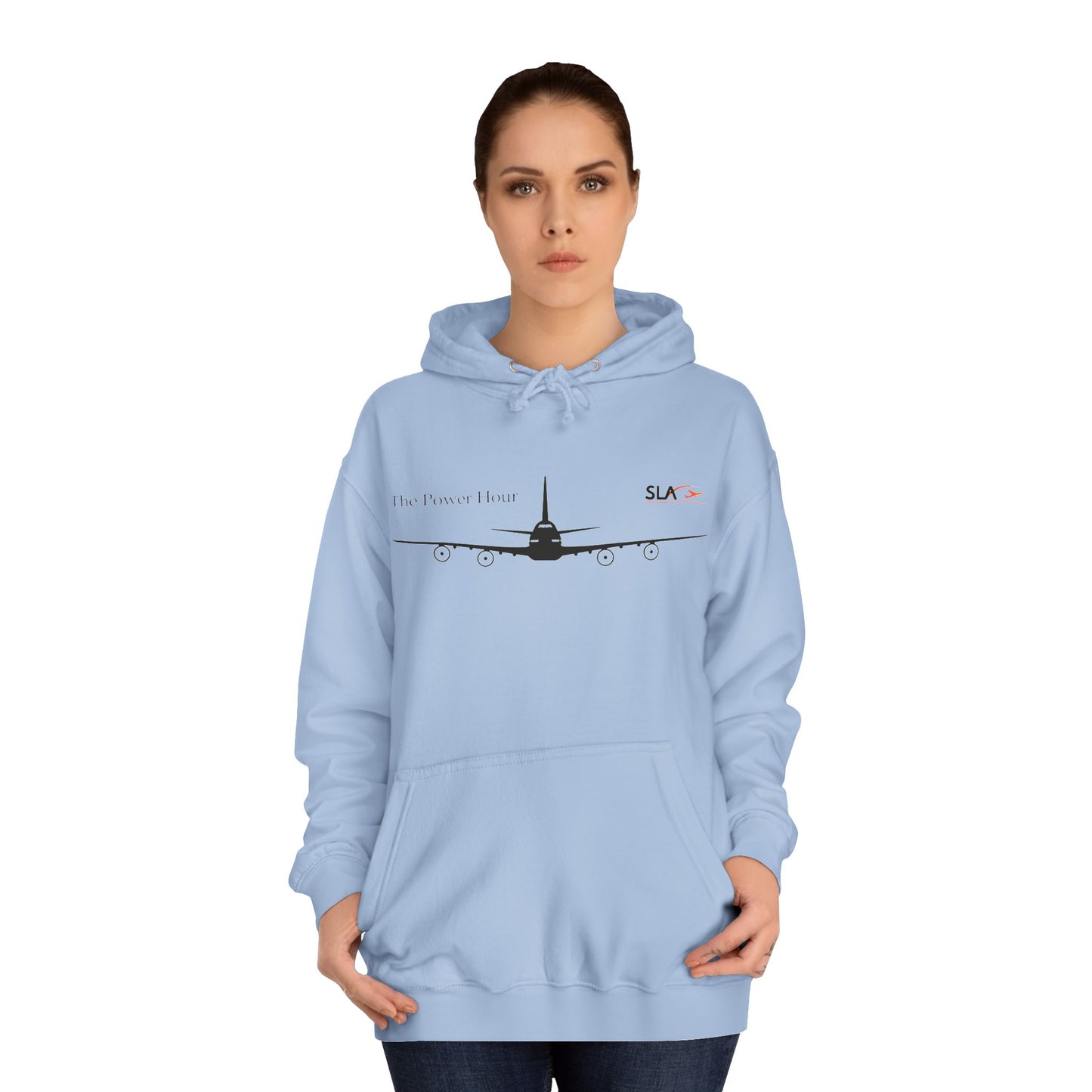 The Power Hour Supporter Hoodie Chest Logo