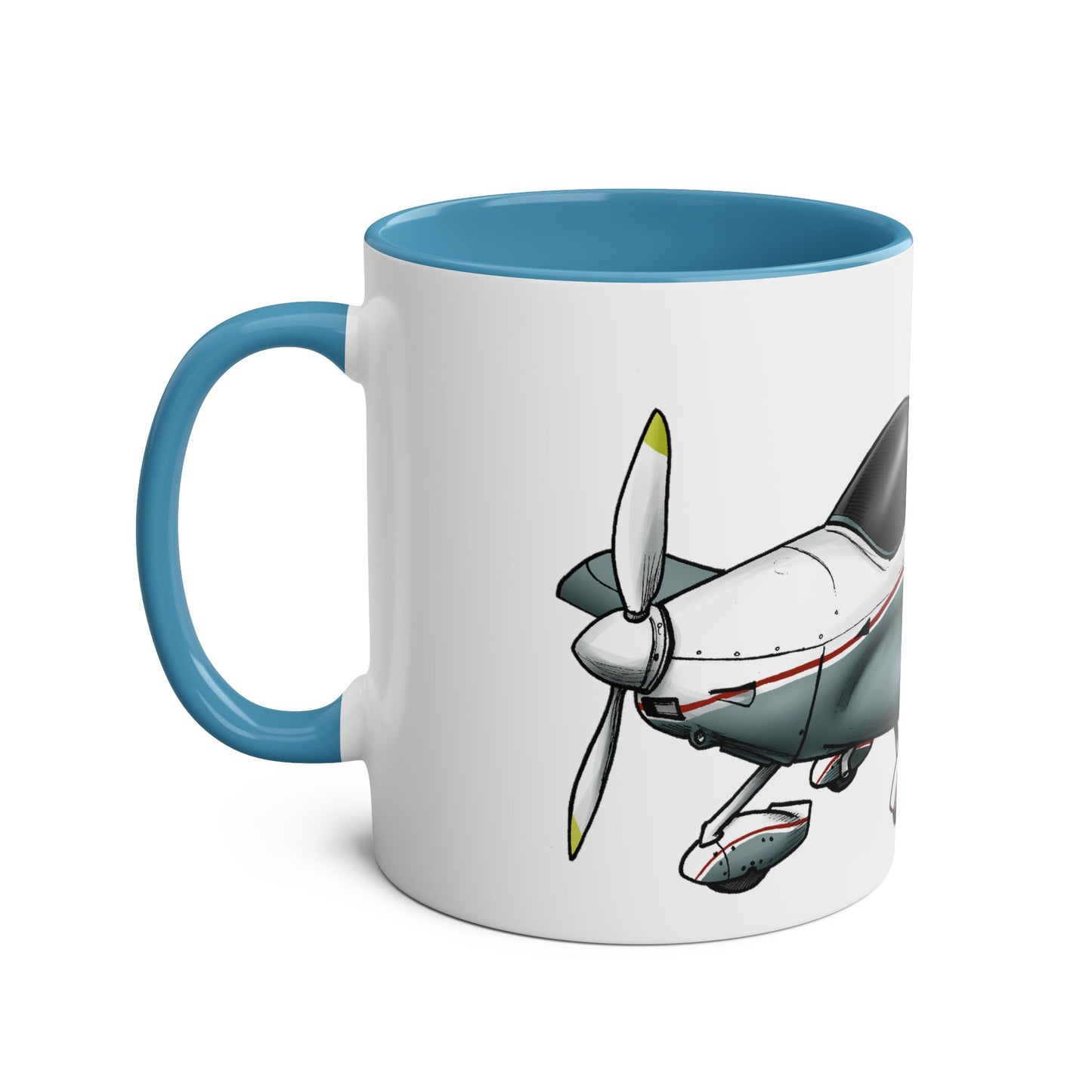 Sportcruiser Aircraft Two-Tone Coffee Mugs, 11oz