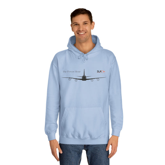 The Power Hour Supporter Hoodie Chest Logo