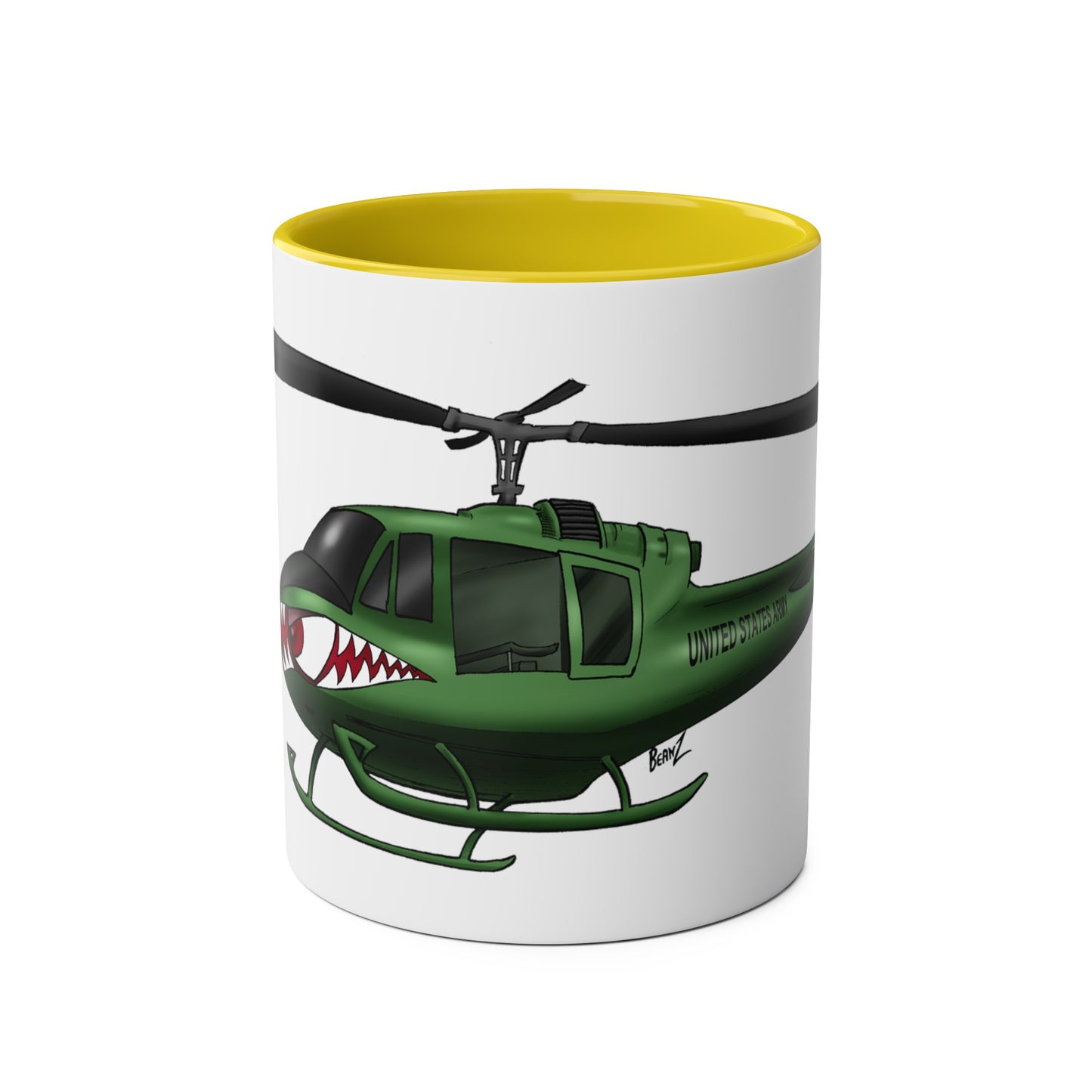 Huey Chopper Two-Tone Coffee Mugs, 11oz