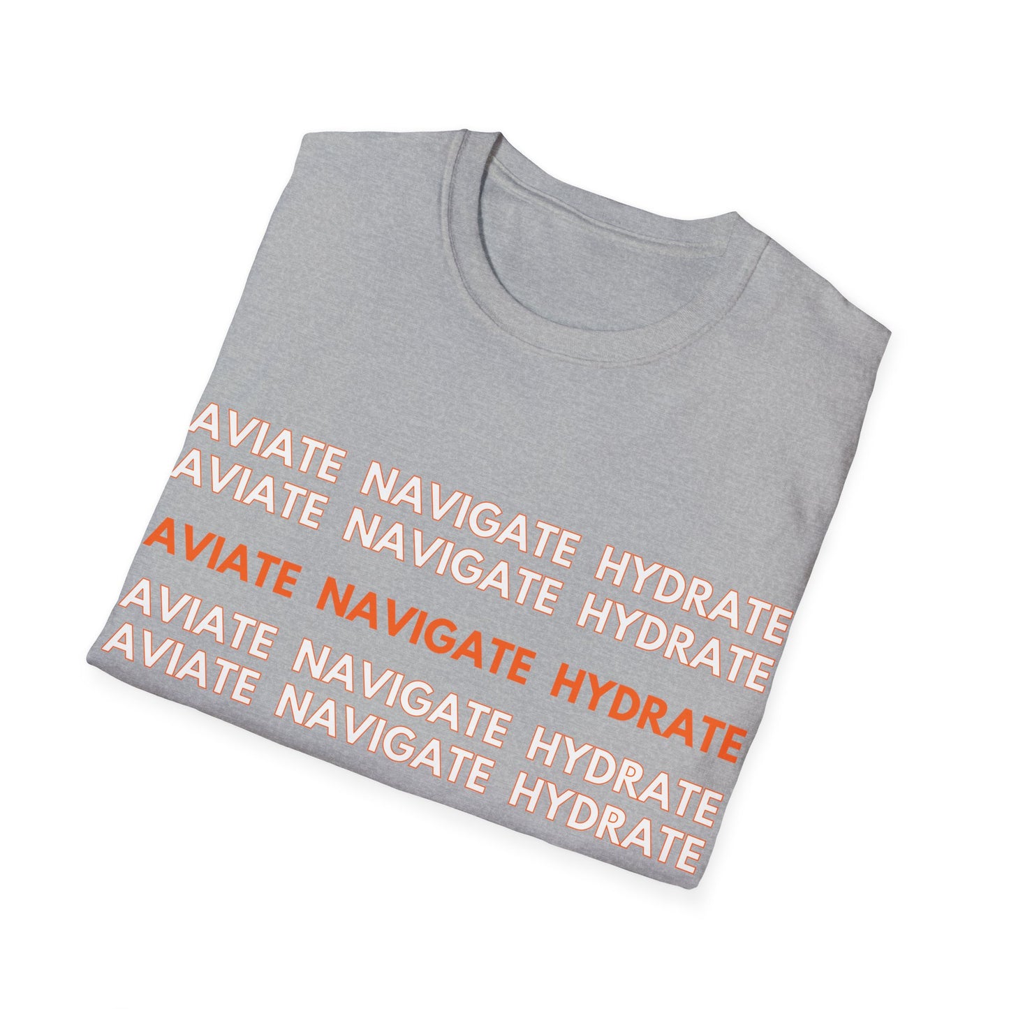 Aviate Navigate Hydrate SLA Aviation T-Shirt