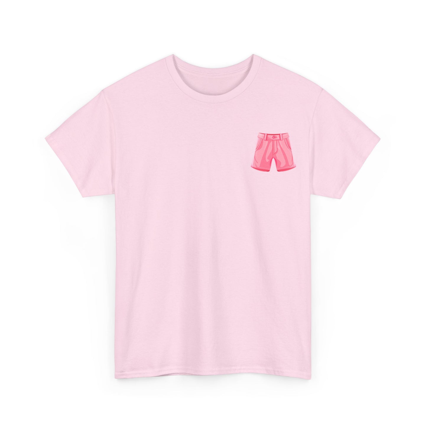 Pink Shorts Tee - Unisex Heavy Cotton