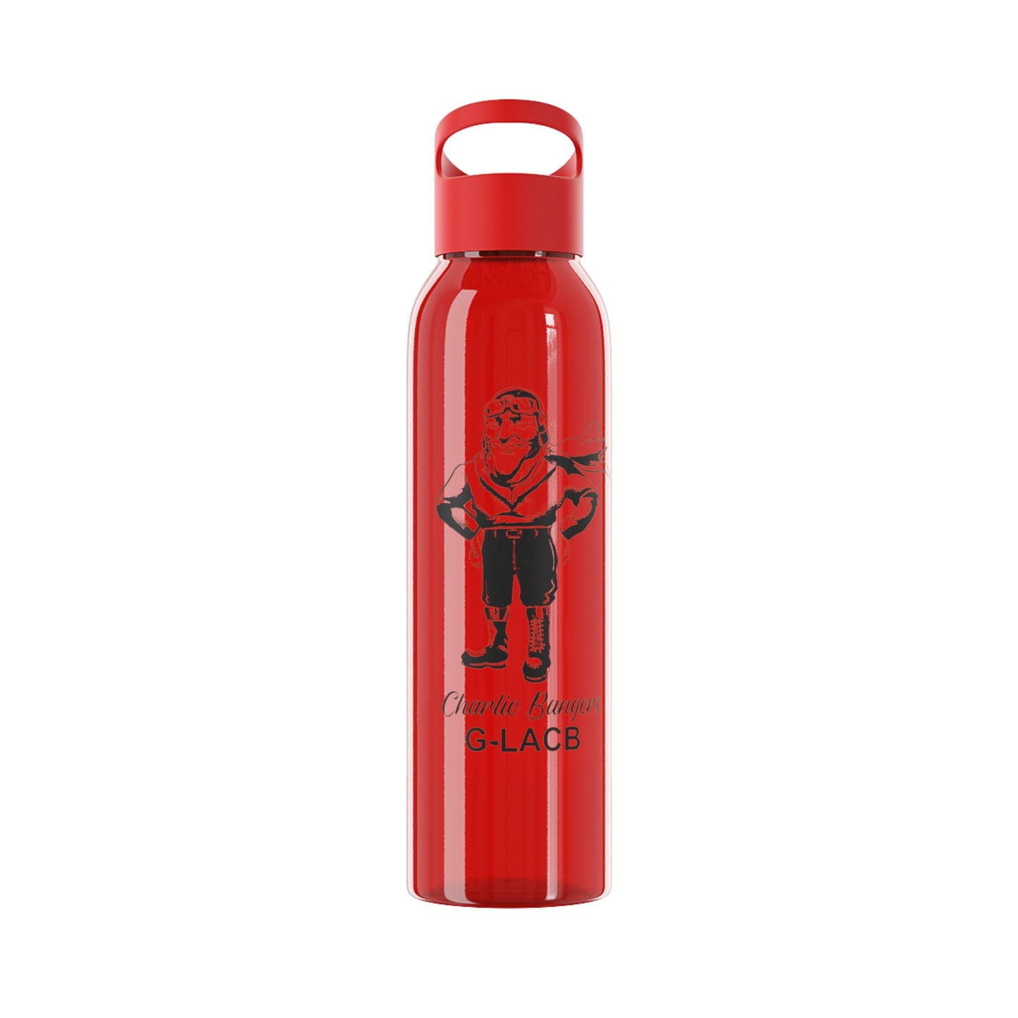 G-LACB Adventure-Themed Sky Water Bottle with Graphic Design