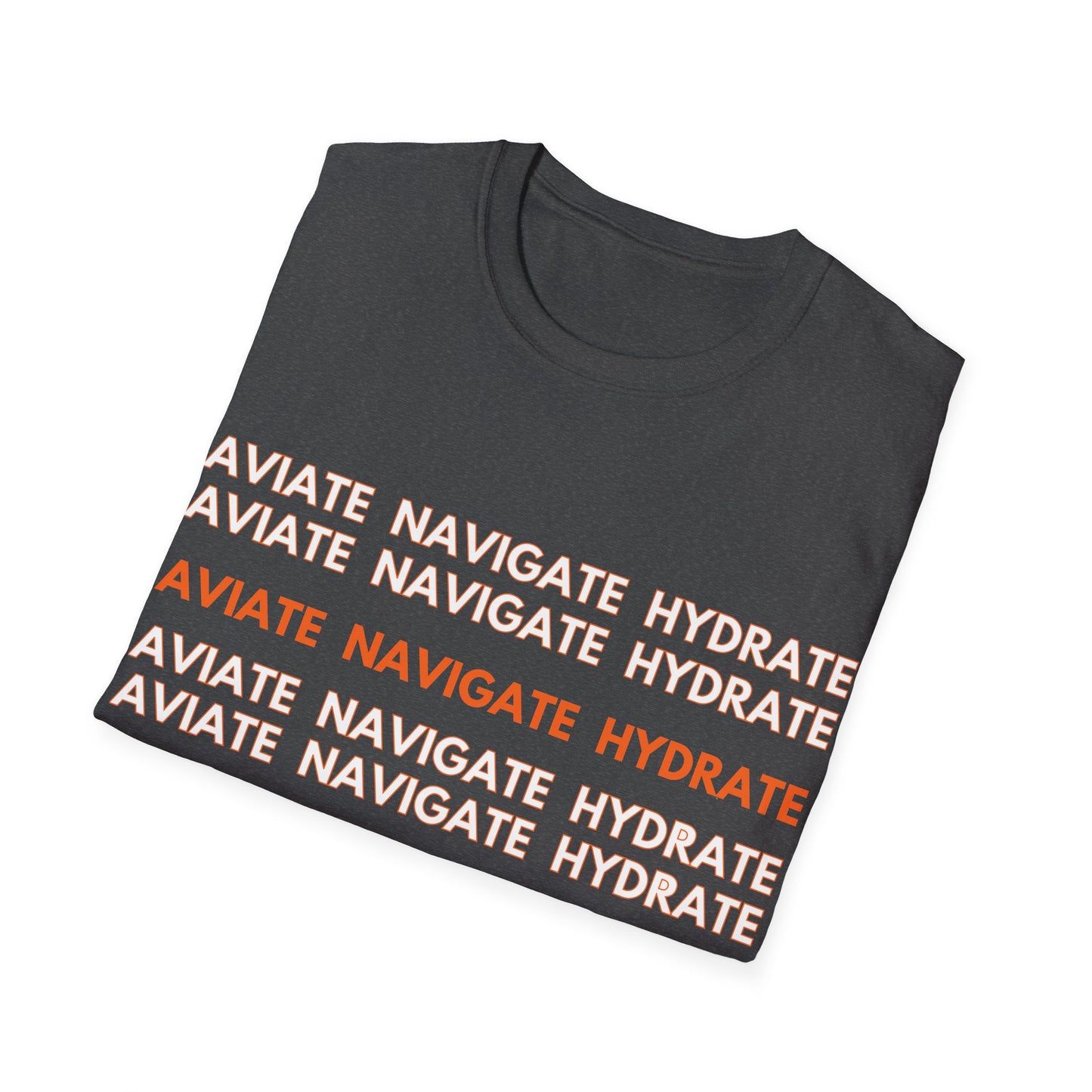 Aviate Navigate Hydrate SLA Aviation T-Shirt