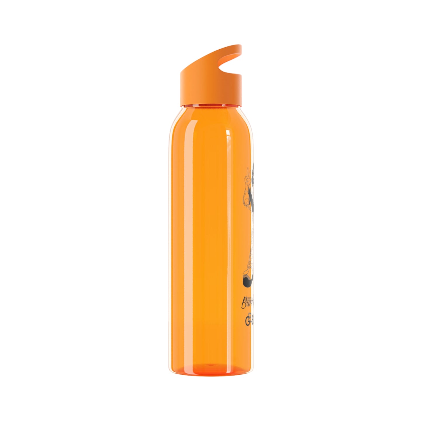 G-BXAB Funny Sky Water Bottle - Groove with Barry Brave