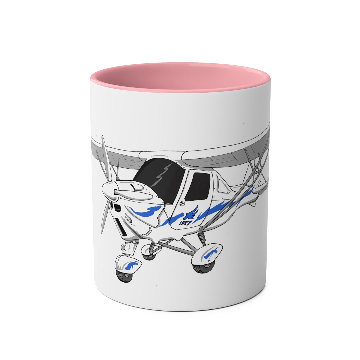 Cartoon Ikarus C42 Microlight 11oz Coffee Mug