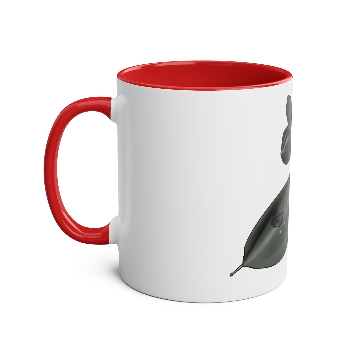 SR71 Blackbird USAF Two-Tone Coffee Mugs, 11oz