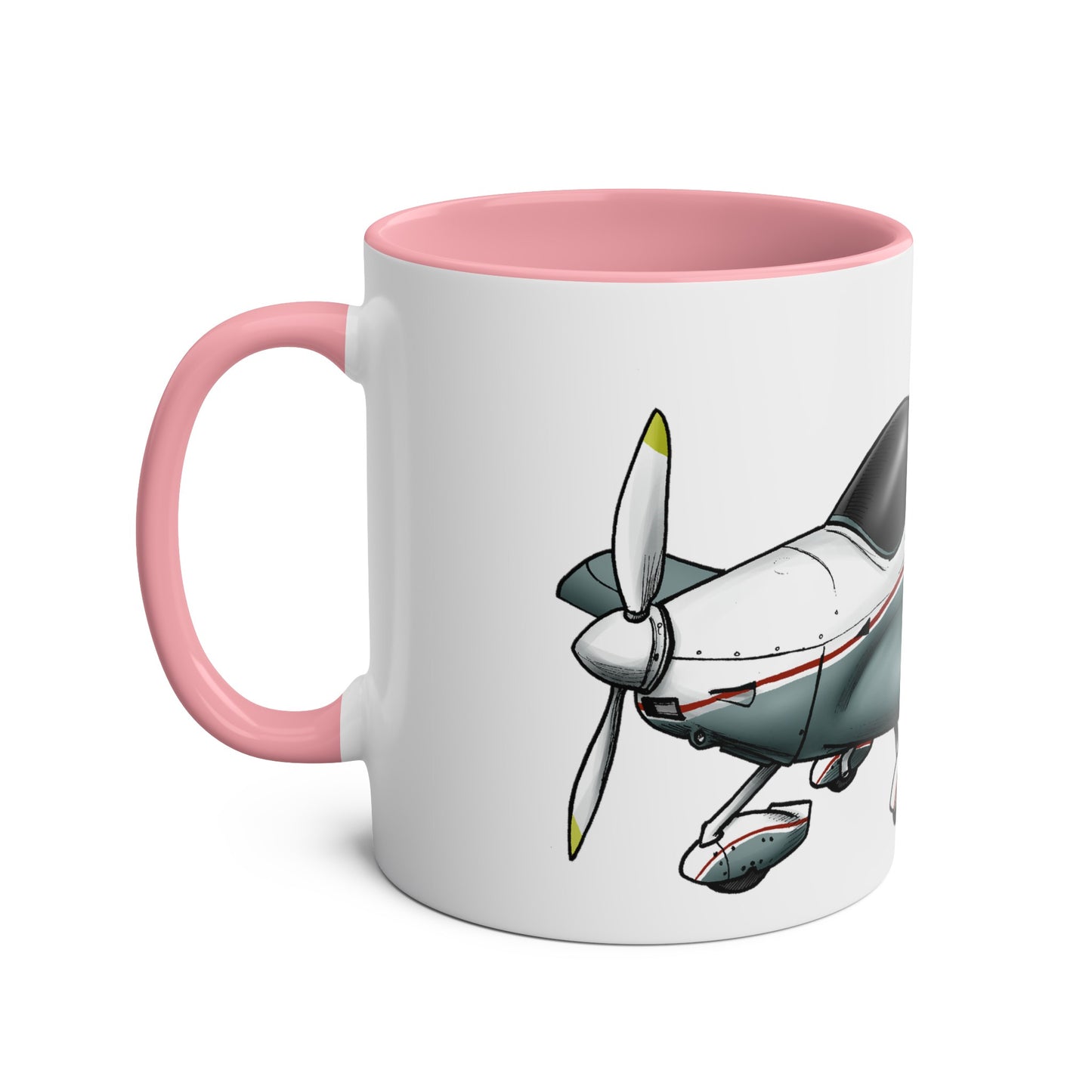 Sportcruiser Aircraft Two-Tone Coffee Mugs, 11oz