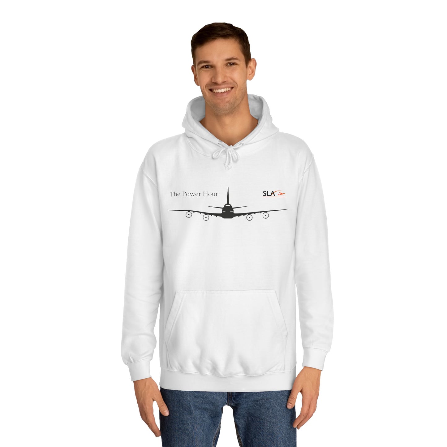 The Power Hour Supporter Hoodie Chest Logo