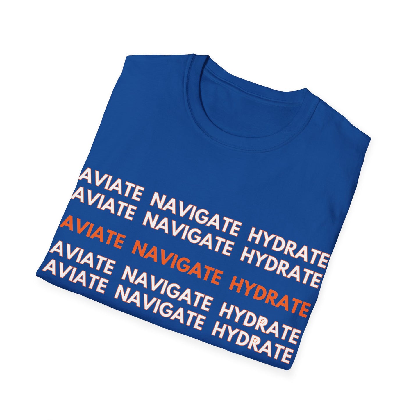 Aviate Navigate Hydrate SLA Aviation T-Shirt