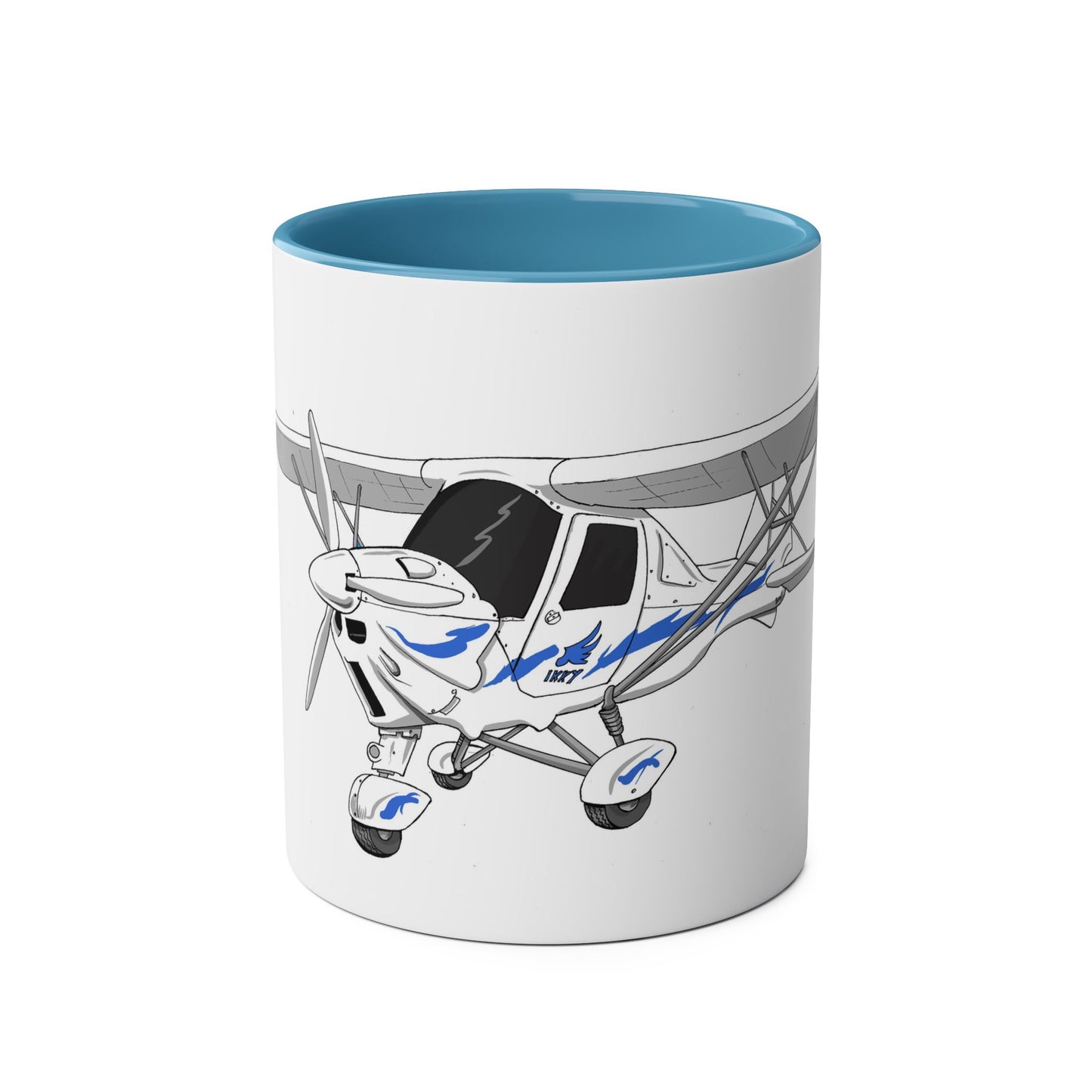 Cartoon Ikarus C42 Microlight 11oz Coffee Mug