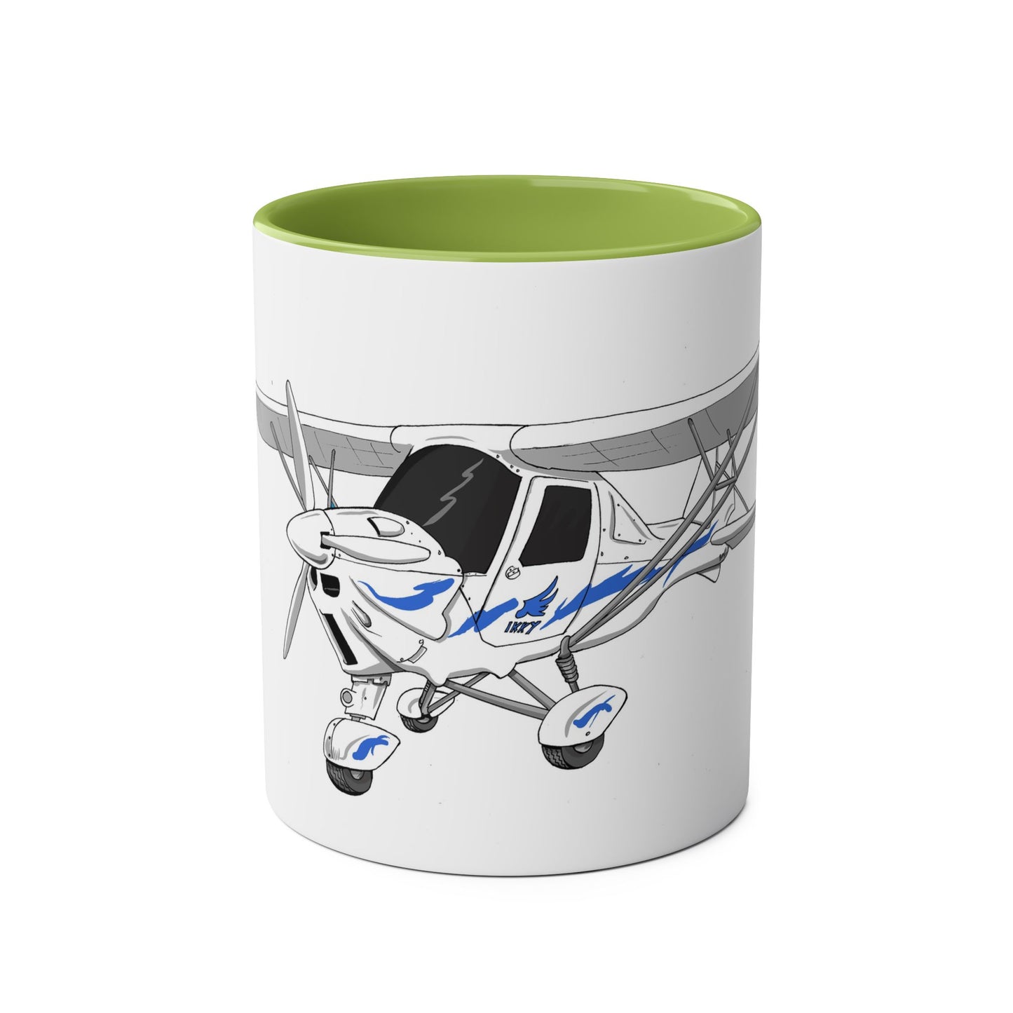 Cartoon Ikarus C42 Microlight 11oz Coffee Mug