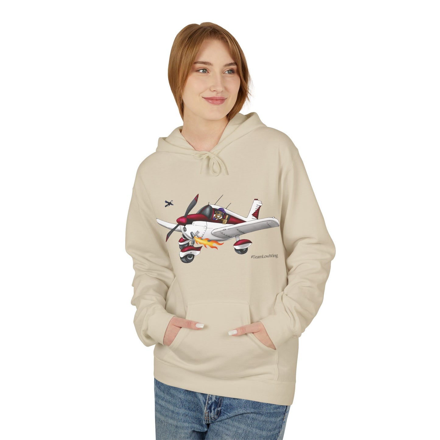 PA28 Team Low Wing - Unisex Midweight Softstyle Fleece Hoodie