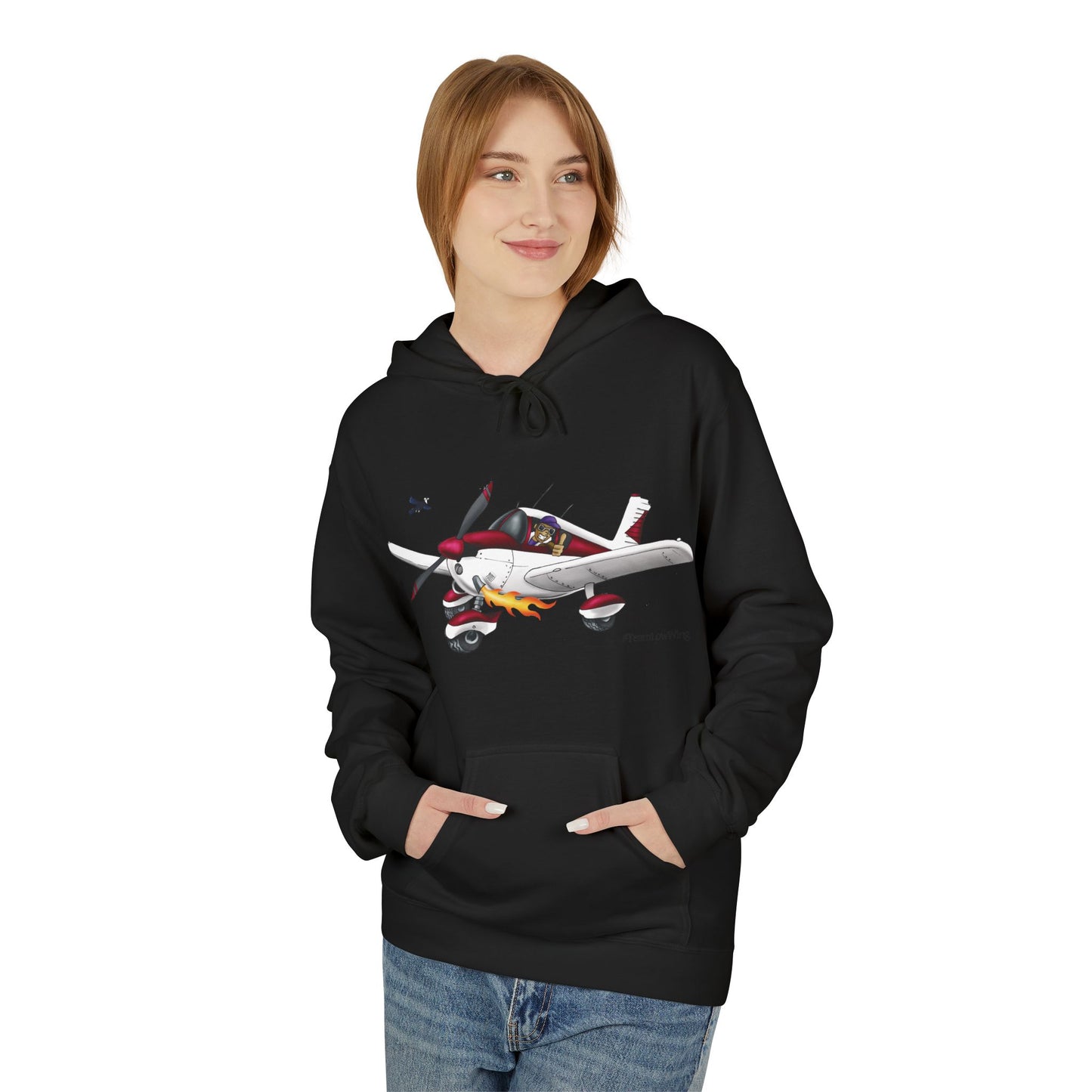 PA28 Team Low Wing - Unisex Midweight Softstyle Fleece Hoodie