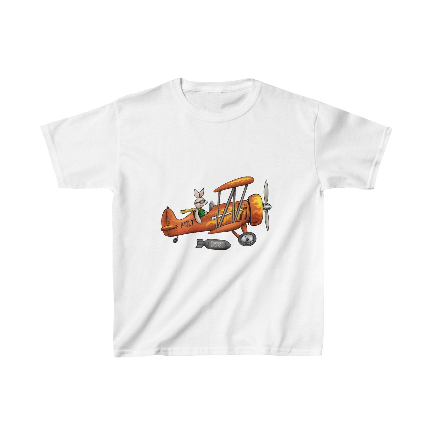 Piglet Flying - Kids Heavy Cotton™ Tee