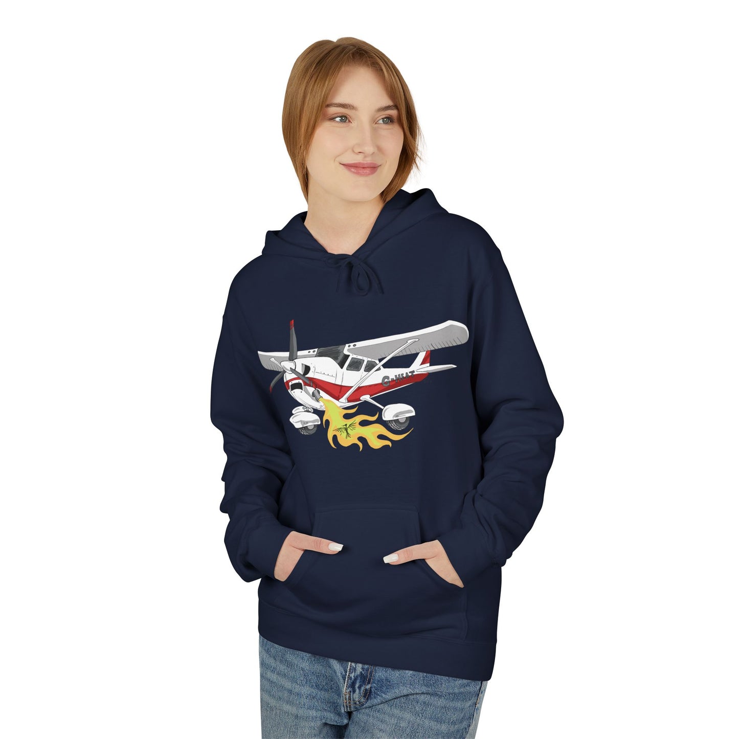 Hoodie - Cessna 172 Flight School Must Have - #TeamHighWing Design