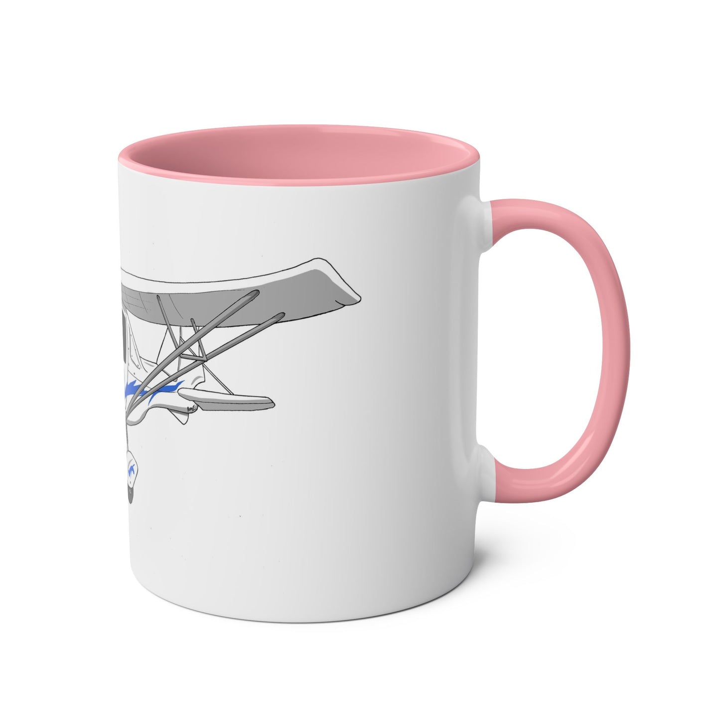 Cartoon Ikarus C42 Microlight 11oz Coffee Mug