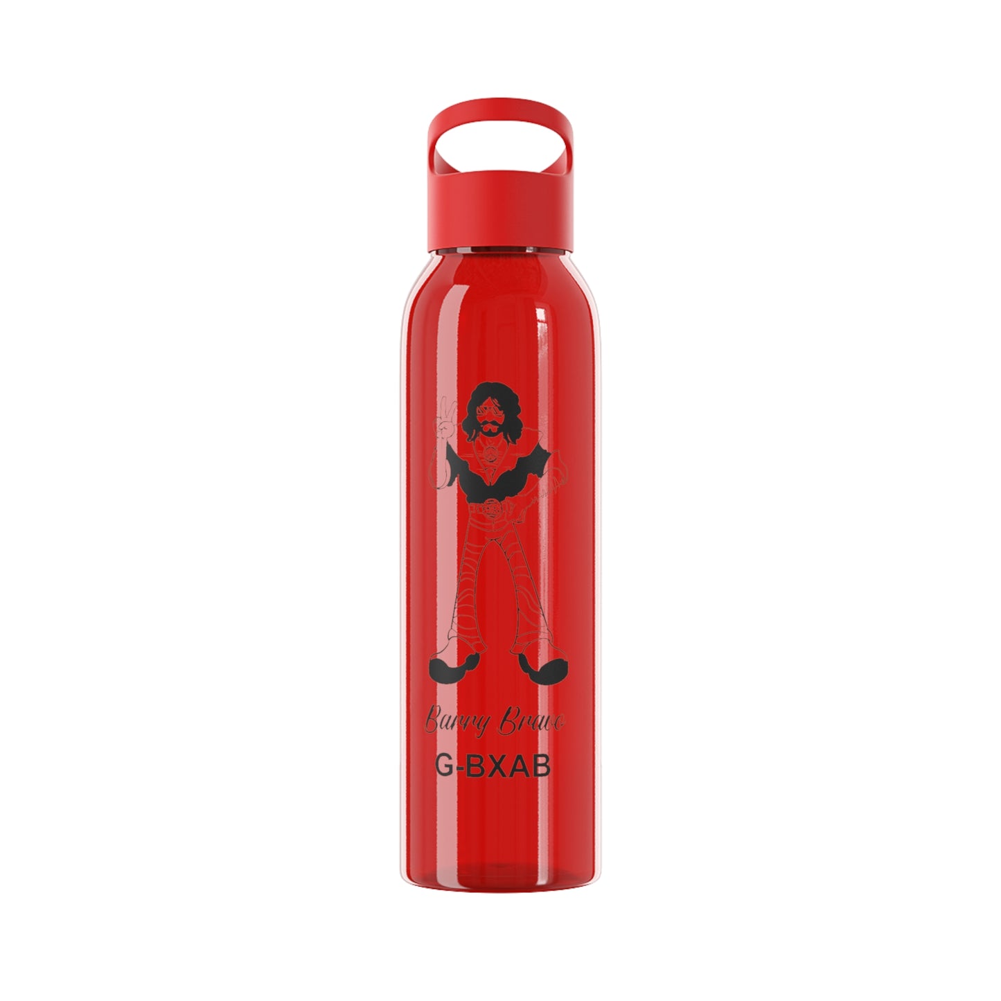 G-BXAB Funny Sky Water Bottle - Groove with Barry Brave