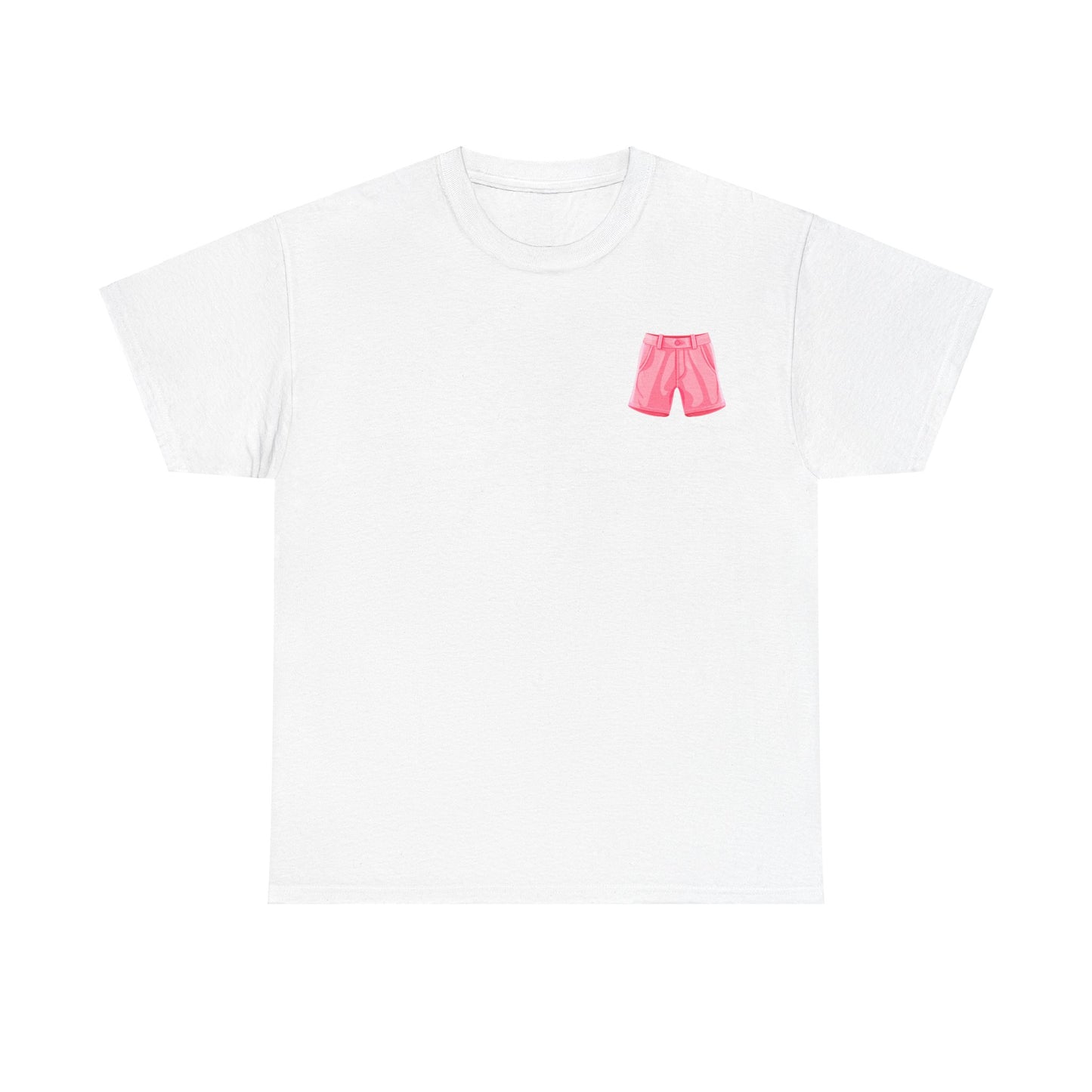 Pink Shorts Tee - Unisex Heavy Cotton