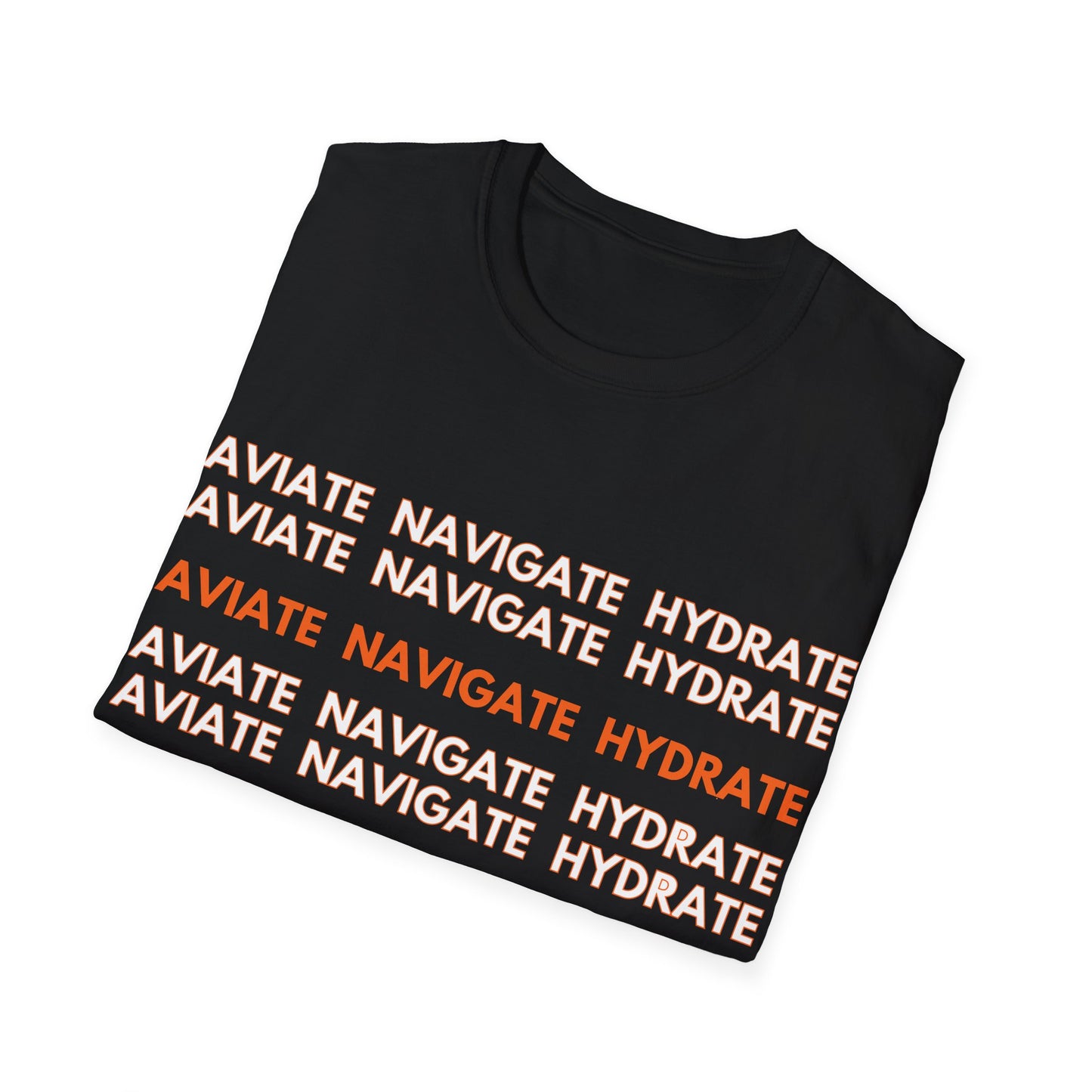 Aviate Navigate Hydrate SLA Aviation T-Shirt