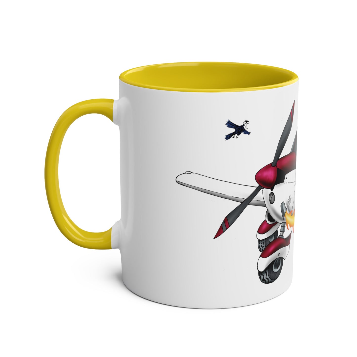 PA28 Team Low Wing Two-Tone Coffee Mugs, 11oz