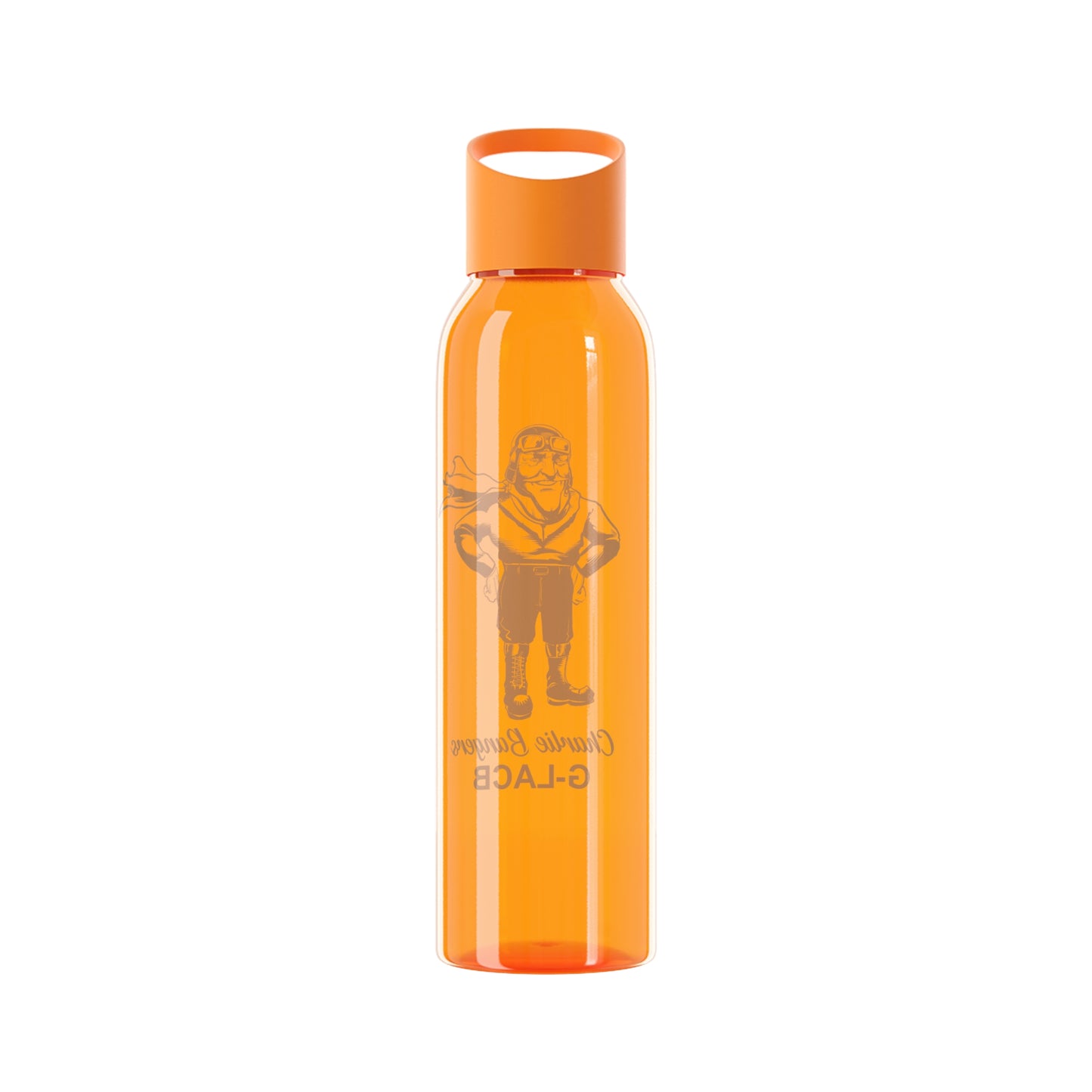 G-LACB Adventure-Themed Sky Water Bottle with Graphic Design