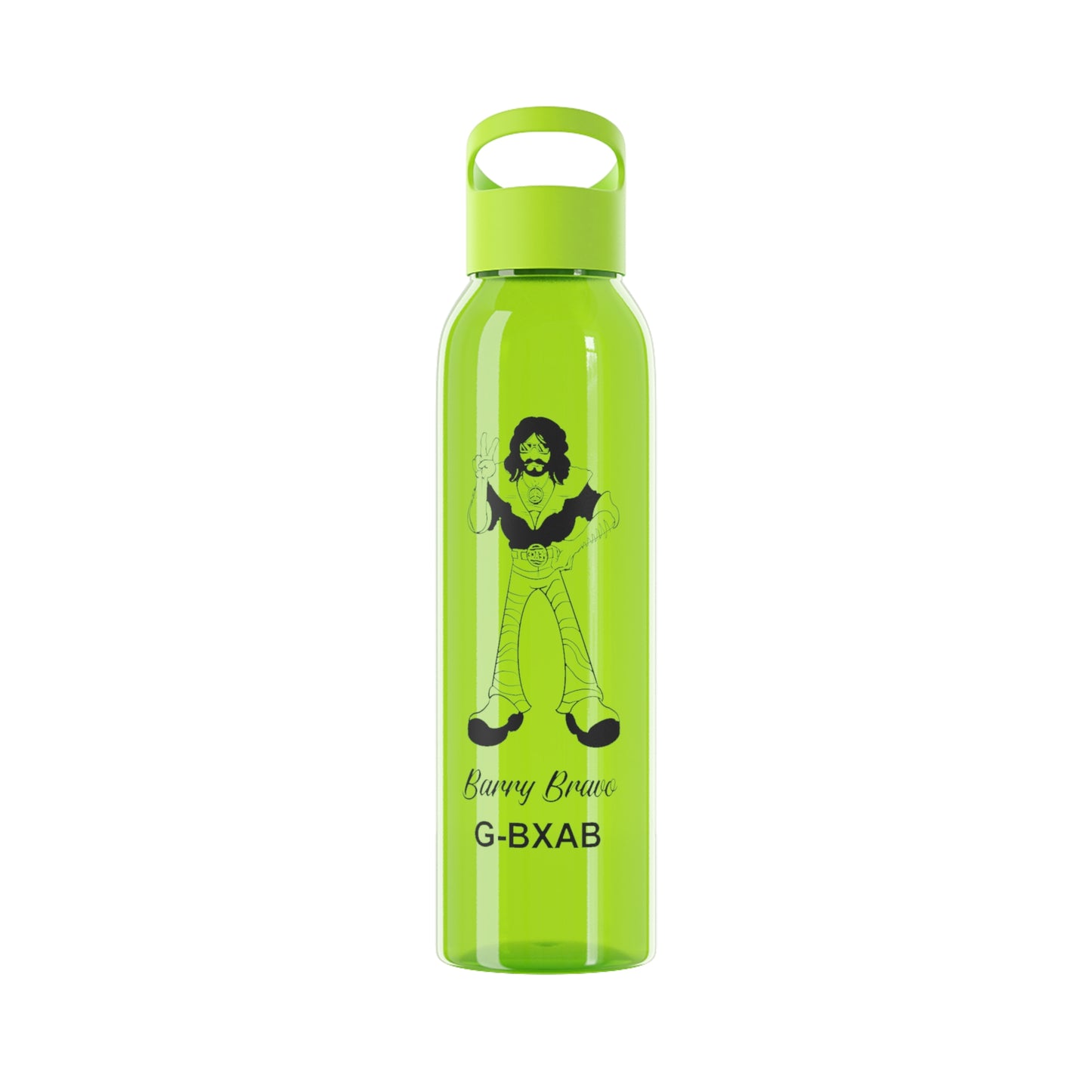 G-BXAB Funny Sky Water Bottle - Groove with Barry Brave