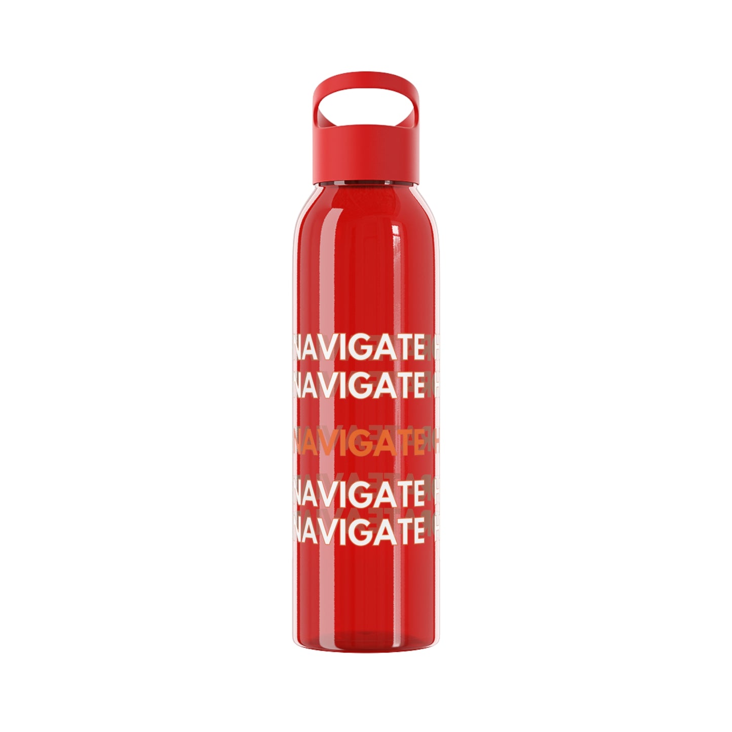 Water Bottle - SLA Aviate Navigate Hydrate Sky Design