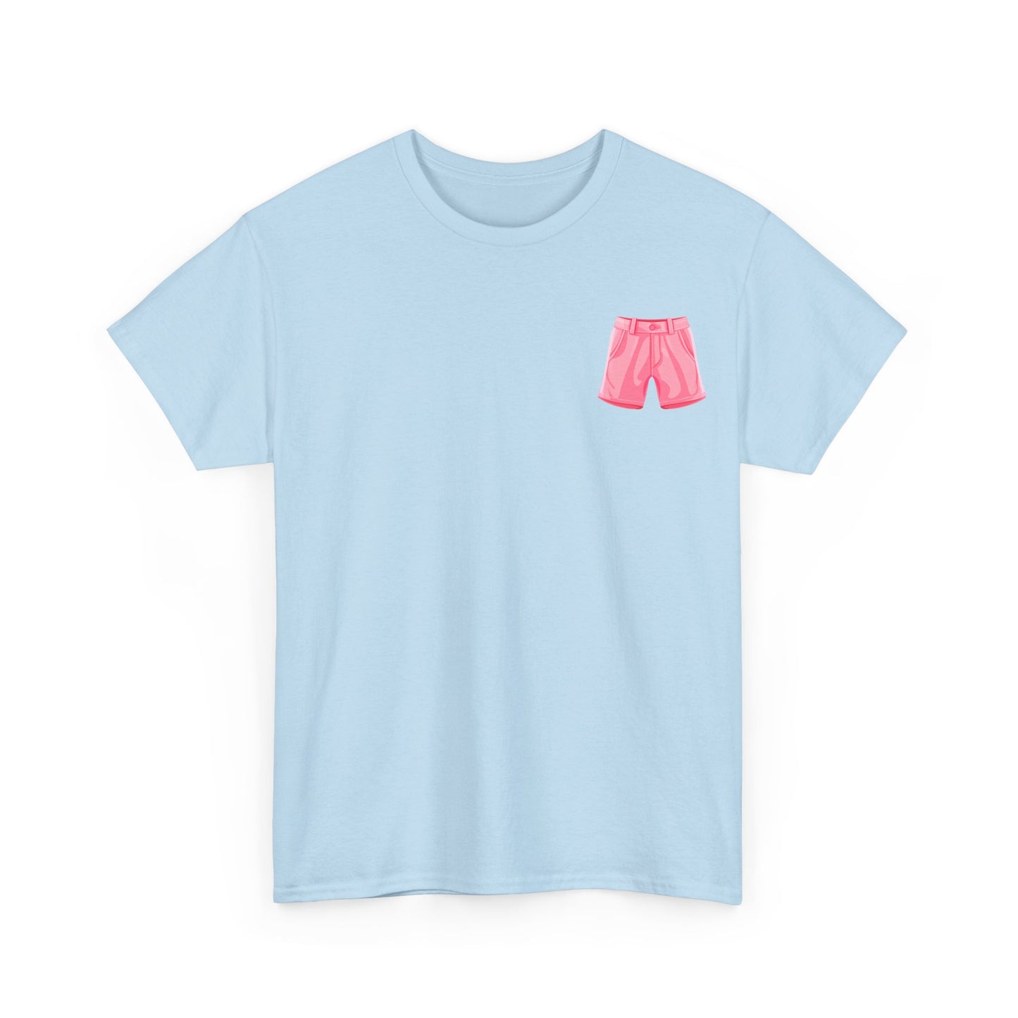 Pink Shorts Tee - Unisex Heavy Cotton