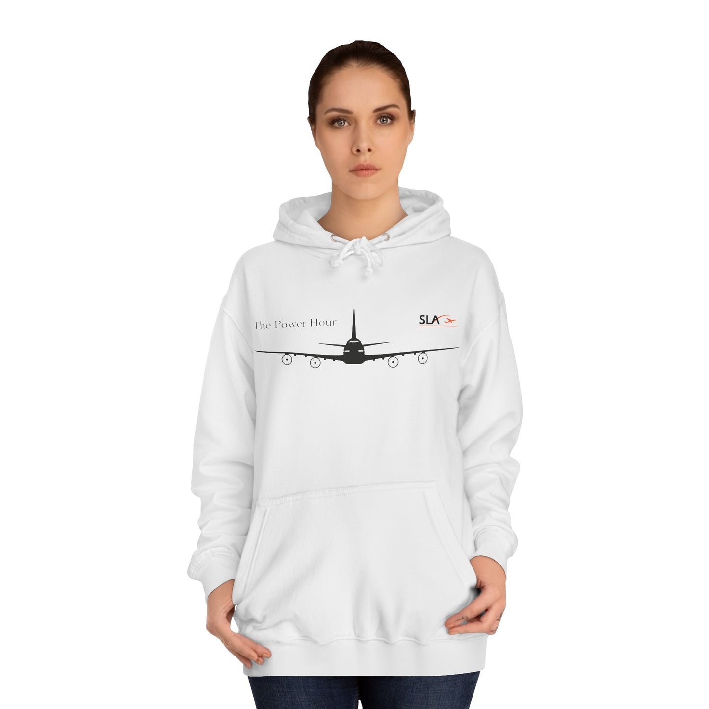 The Power Hour Supporter Hoodie Chest Logo