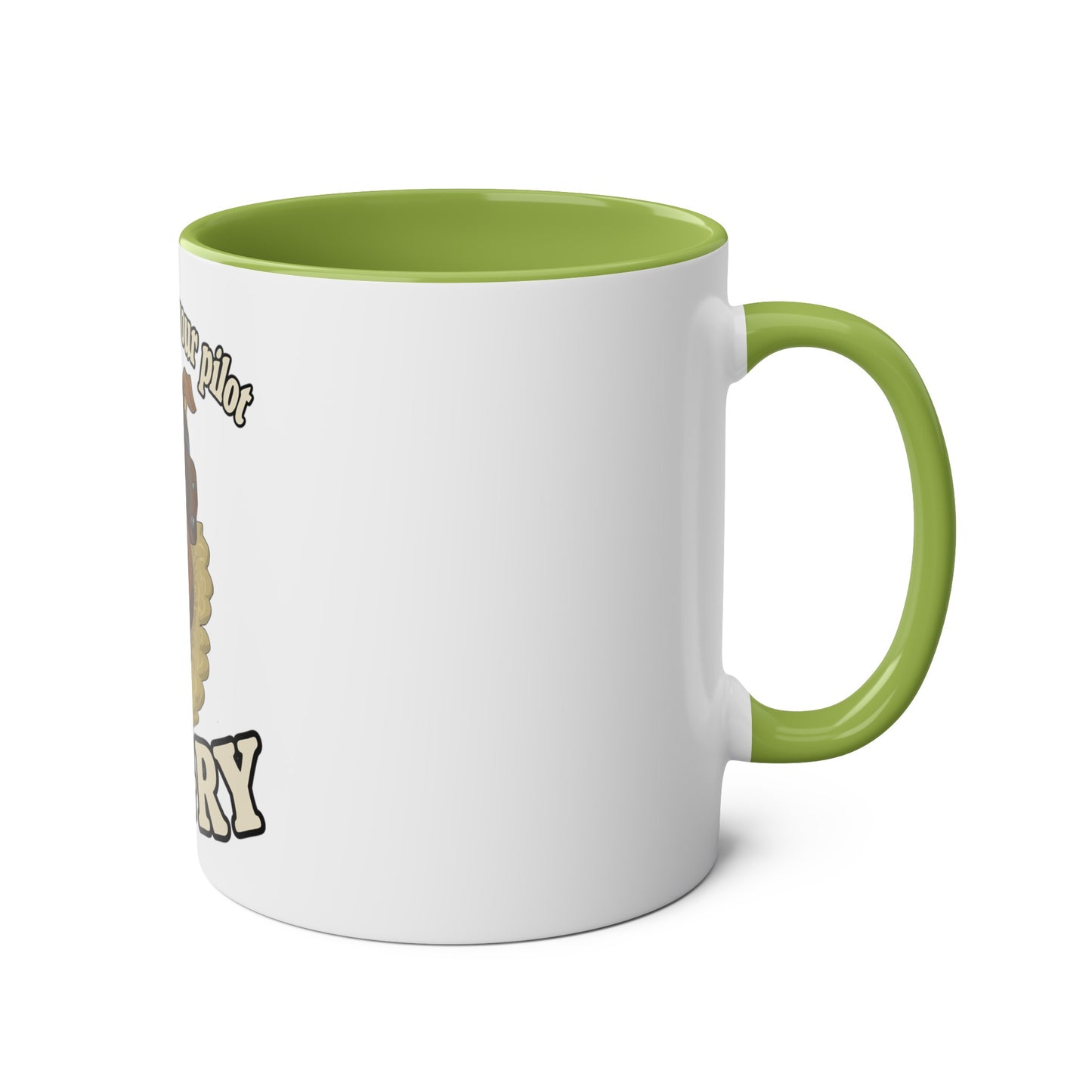 Bulldog Pilot Two-Tone Coffee Mugs, 11oz