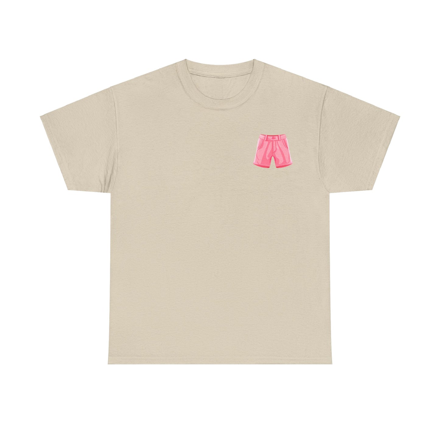 Pink Shorts Tee - Unisex Heavy Cotton