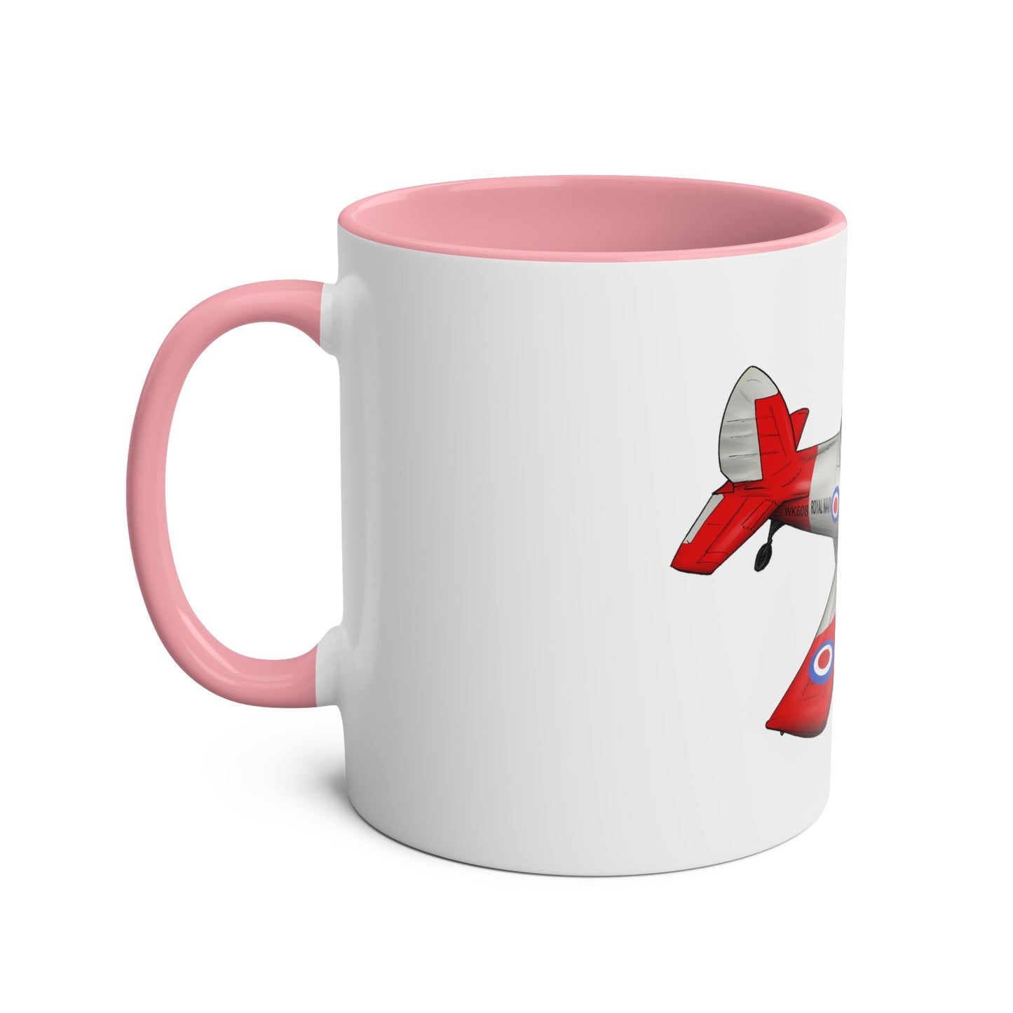 Chipmunk Tailwheel Two-Tone Coffee Mugs, 11oz